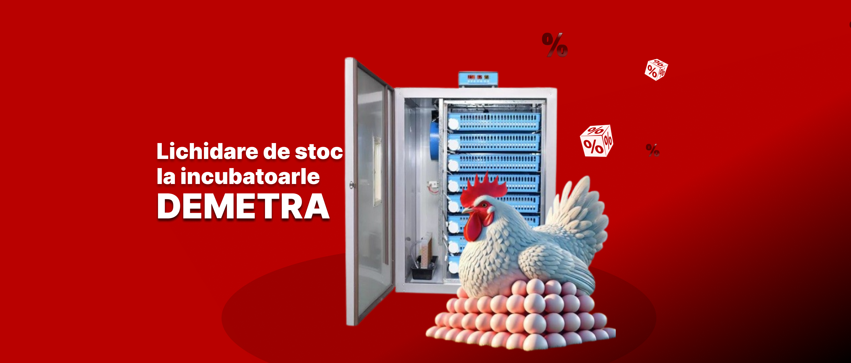 Финальная распродажа инкубаторов Demetra flexmag.md