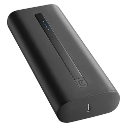 Acumulator extern Cellularline Thunder 20000, 20000mAh, Negru flexmag.md
