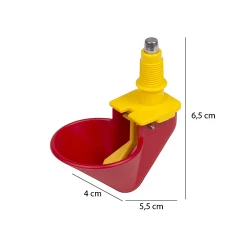 Adăpătoare pentru păsări cupa Demetra DM09, 10 buc, set avantajos flexmag.md