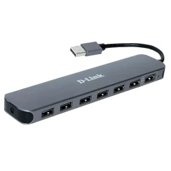 Adaptor Hub D-Link DUB-1370-B2A, Gri flexmag.md