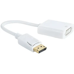 Adaptor Video Cablexpert A-DPM-DVIF-002-W, DisplayPort (M) - DVI-I (F) flexmag.md