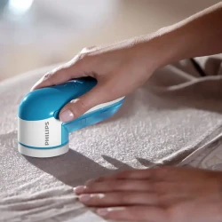 Устройство для удаления катышек PHILIPS Fabric Shaver GC026-00, белый синий flexmag.md