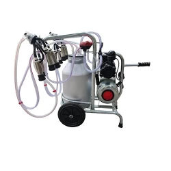 Aparat de muls vaci cu 2 posturi si vacuum Vepemir 40L IN AL (1055-08) flexmag.md