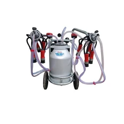 Aparat de muls vaci cu 2 posturi si vacuum Vepemir 40L PL AL (7624-08) flexmag.md