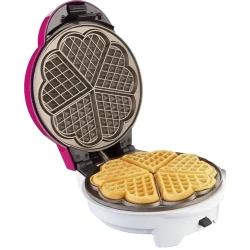 Aparat de preparat waffle Gorenje WCM702PR, Violet - Alb flexmag.md