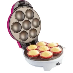 Aparat de preparat waffle Gorenje WCM702PR, Violet - Alb flexmag.md
