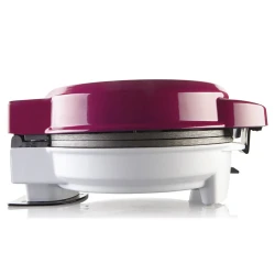 Aparat de preparat waffle Gorenje WCM702PW, Alb - Roz flexmag.md