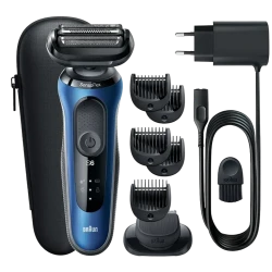 Aparat de ras electric Braun 61-B1500s, Albastru flexmag.md