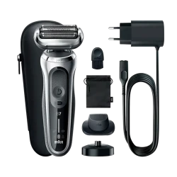Aparat de ras electric Braun 71-S4200cs, Argintiu - Negru flexmag.md