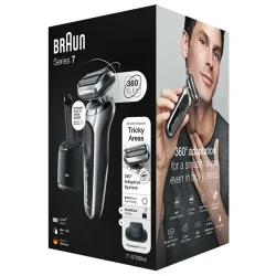 Aparat de ras electric Braun 71-S7200cc, Argintiu flexmag.md
