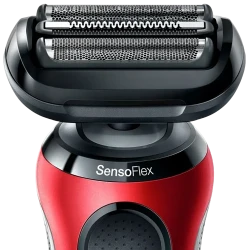 Aparat de ras electric Braun Series 61-R1200s, Rosu flexmag.md