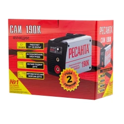 Аппарат сварочный инверторный Resanta САИ 190K flexmag.md