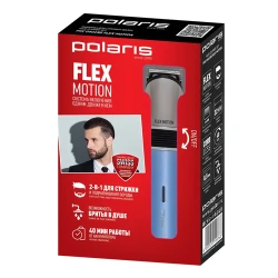 Машинка для стрижки волос Polaris PHC 0401RB Flex Motion, Синий | Бронза flexmag.md
