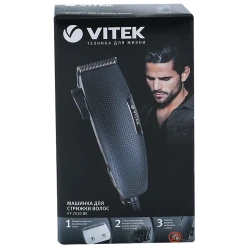 Электрическая машинка для стрижки VITEK VT-2517, белый | черный flexmag.md