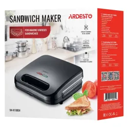 Сэндвичница Ardesto SM-H110BSN черная flexmag.md