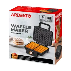 Aparat pentru vafe Ardesto SM-L100LWAFFL Negru flexmag.md