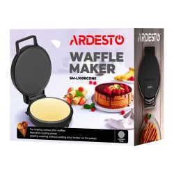 Вафельница Ardesto SM-L100RCONE черная flexmag.md
