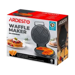 Aparat pentru vafe Ardesto SM-L100RHEART Negru flexmag.md