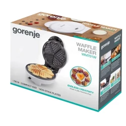Вафельница Gorenje WM701 W, белая flexmag.md