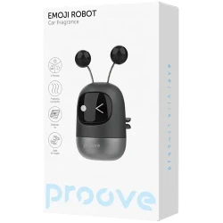 Автомобильный ароматизатор Proove Emoji Робот игривый, черный flexmag.md