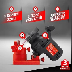 Ascutitor de lant Elem Garden Technic AFE220 flexmag.md