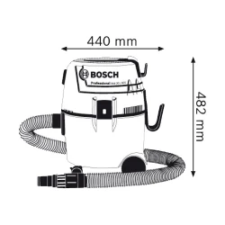 Пылесос промышленный Bosch GAS 20L SFC flexmag.md