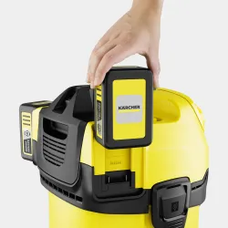 Пылесос промышленный аккумуляторный Karcher WD 4-18 Dual (1.628-600.0) flexmag.md