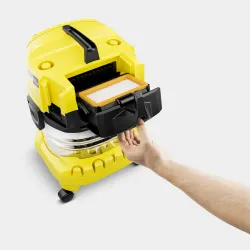 Пылесос промышленный аккумуляторный Karcher WD 4-18 S Dual (1.628-625.0) flexmag.md