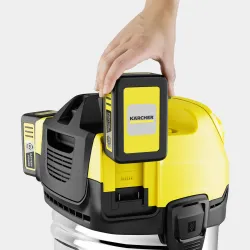 Пылесос промышленный аккумуляторный Karcher WD 4-18 S Dual (1.628-625.0) flexmag.md