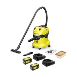 Пылесос промышленный аккумуляторный Karcher WD 4-18 Set (1.628-601.0) flexmag.md