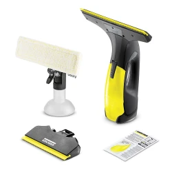 Aspirator pentru geamuri pe acumulator Karcher WV 2 Black Edition flexmag.md