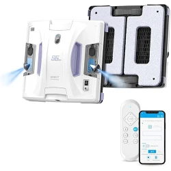 Aspirator Robot+ Robot aspirator pentru geamuri pe acumulator Hobot LEGEE D7 + S6 Pro flexmag.md