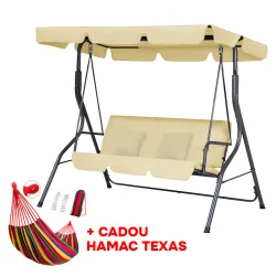 Качели садовые + Гамак TEXAS в подарок Waltz VOR83309 flexmag.md