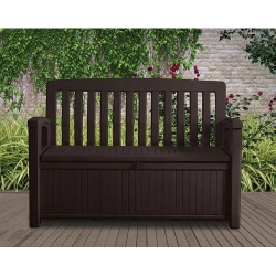Banca pentru gradina Keter Patio Bench Brown (253820) flexmag.md