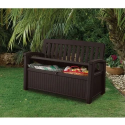 Banca pentru gradina Keter Patio Bench Brown (253820) flexmag.md