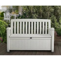 Стул садовый Keter Patio Bench White (253818) flexmag.md