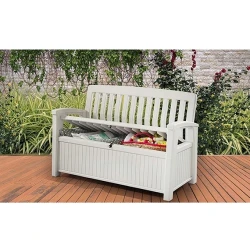 Стул садовый Keter Patio Bench White (253818) flexmag.md
