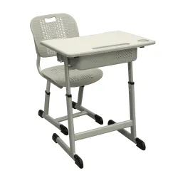 Скамейка + школьный стул Deco A80-01 Grey flexmag.md
