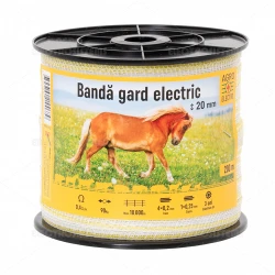 Banda gard electric AgroElectro 200 m - 90 kg - 0.4 Ω flexmag.md