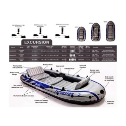 Barca gonflabila Excursion 5 Intex 68325 flexmag.md