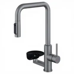 Смеситель для кухни Backer KIT 3249PF GUN GREY flexmag.md