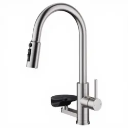 Смеситель для кухни Backer LOT 3449PF SATIN flexmag.md