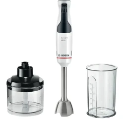 Ручной блендер Bosch MSM4W420, белый - черный flexmag.md
