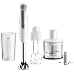Blender de mana Braun MQ 7035 BI, Alb flexmag.md