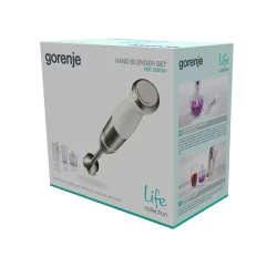 Ручной блендер Gorenje Life collection HBC806QW, белый flexmag.md