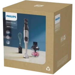 Блендер Philips HR2683-00 в руке, черный flexmag.md