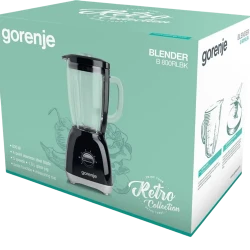 Стационарный блендер Gorenje Retro Collection B800RL, черный flexmag.md