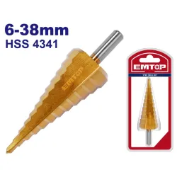Burghiu conic in trepte Emtop ESDL63803 flexmag.md