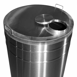 Butoi din inox alimentar cu capac 150L flexmag.md
