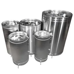 Butoi din inox alimentar cu capac flotant 100L flexmag.md